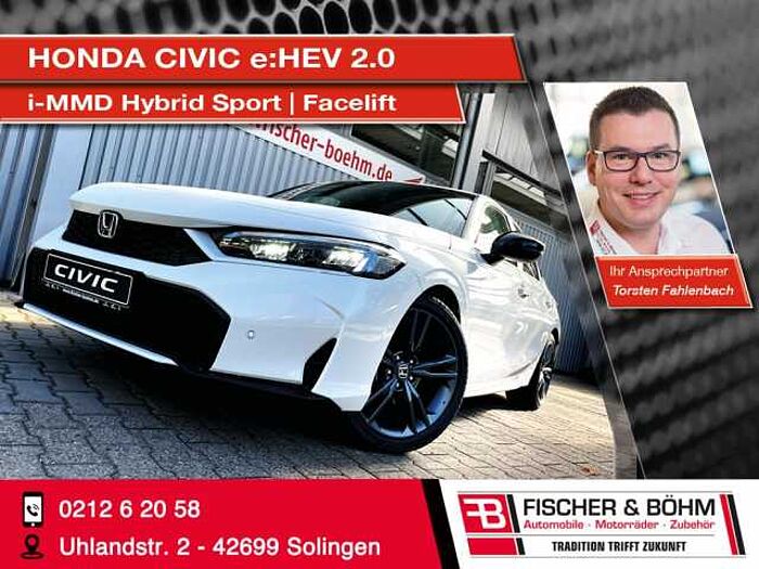 Honda Civic e:HEV 2.0 i-MMD Hybrid Sport - Facelift