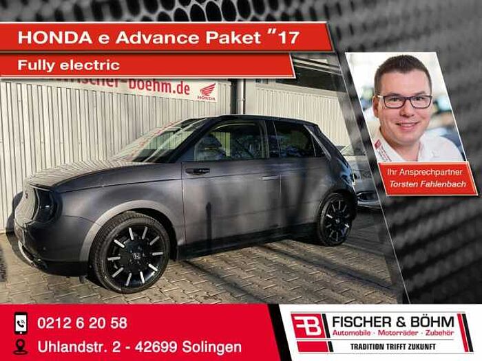 Honda e Advance-Paket '17 - Fully electric