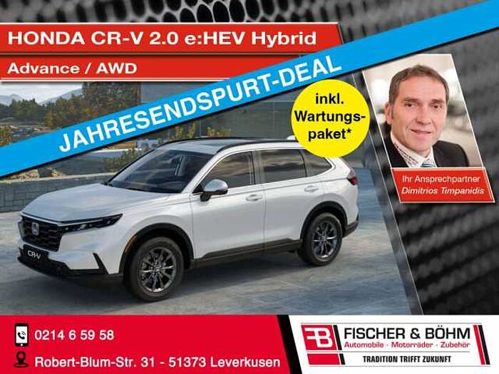 Honda CR-V 2.0 e: HEV Hybrid Advance - AWD