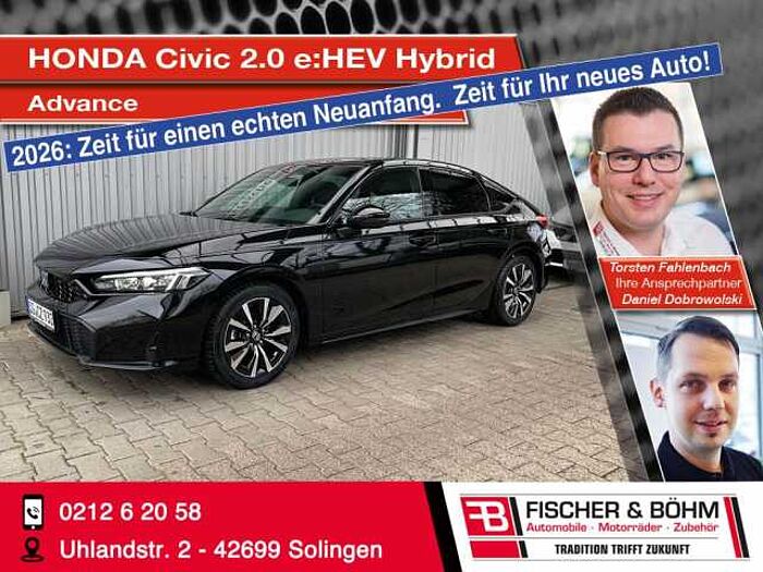 Honda Civic 2.0 e:HEV Hybrid Advance
