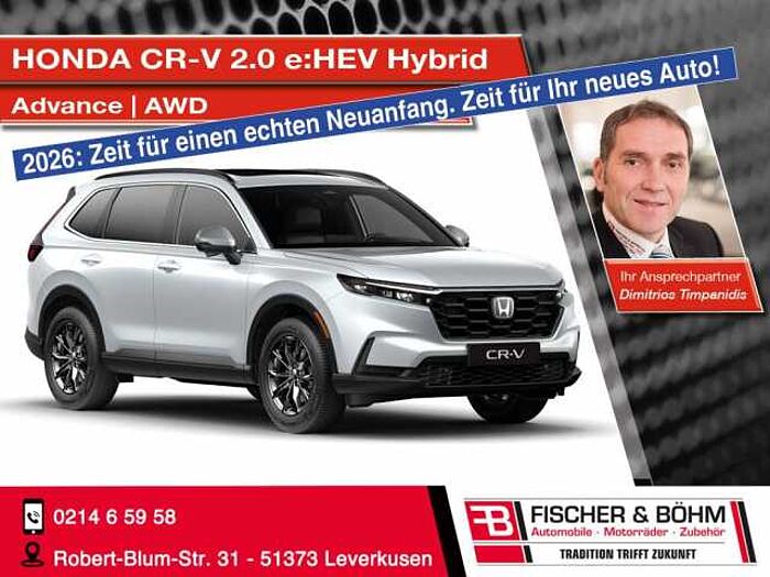Honda CR-V 2.0 e: HEV Hybrid Advance - AWD