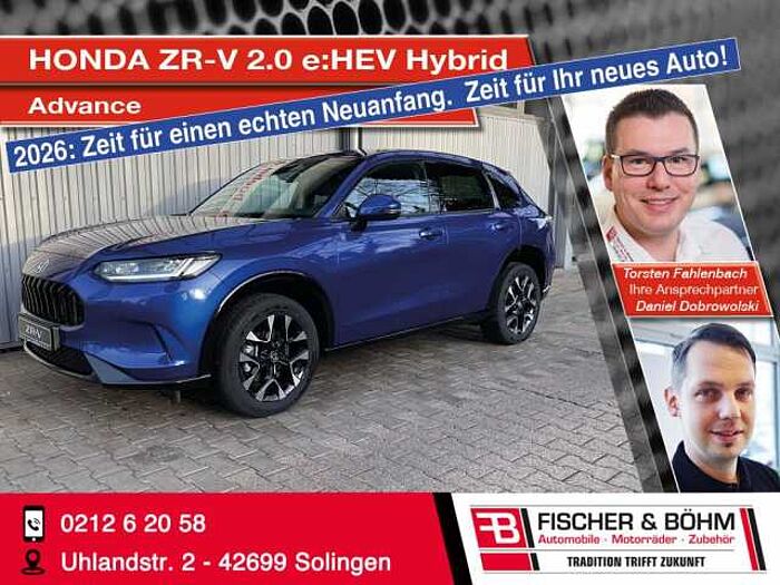 Honda ZR-V 2.0 e: HEV Hybrid Advance