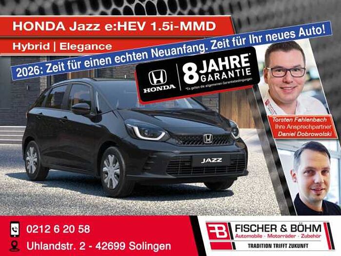 Honda Jazz e: HEV 1.5 i-MMD Hybrid Elegance