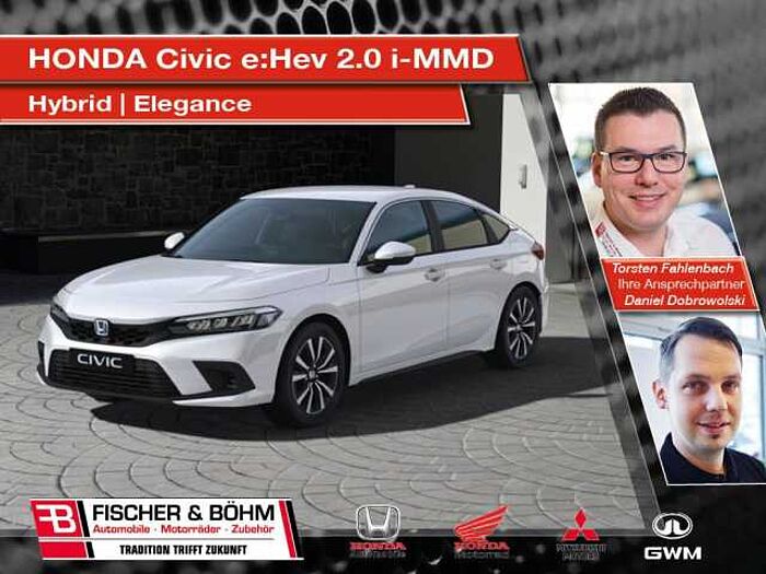 Honda Civic e:HEV 2.0 i-MMD Hybrid Elegance