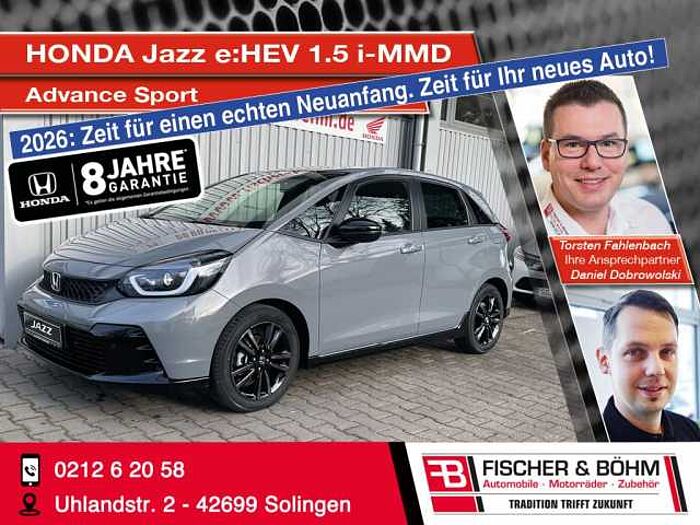Honda Jazz e: HEV 1.5 i-MMD Hybrid Advance Sport