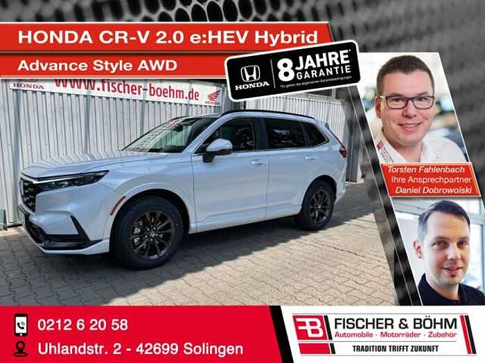 Honda CR-V 2.0 e: HEV Hybrid Advance Style