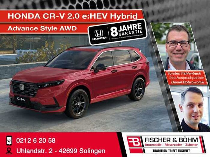 Honda CR-V 2.0 e: HEV Hybrid Advance Style AWD
